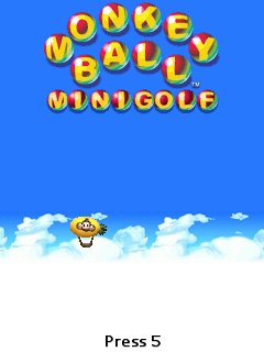 game pic for Monkey Ball Minigolf